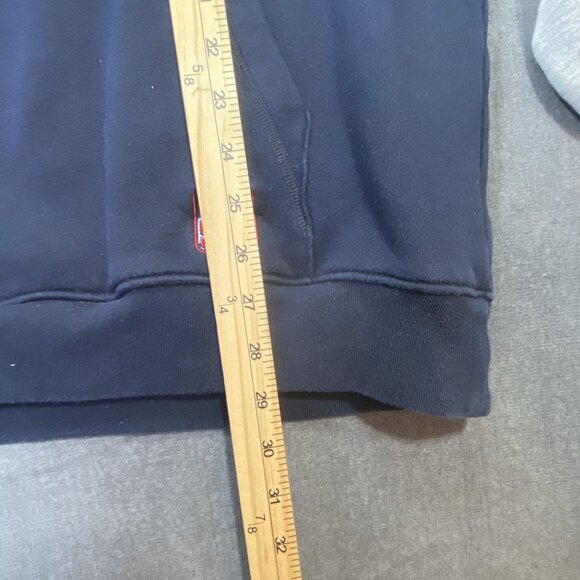 Hard Knocks 77 State Champs Embroidered Navy & Gray Sweater Hoodie Mens Size XL - Picture 9 of 10